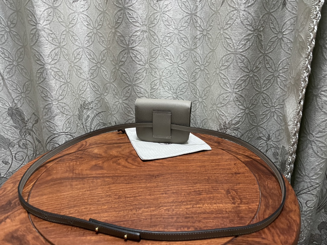 에르메스 콘스탄스백 미니 그레이 금장